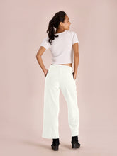 Load image into Gallery viewer, Go Colors Cream Corduroy Wide Pants
