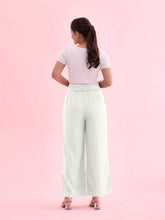 Load image into Gallery viewer, Go Colors Cream Viscose Poly Stretch Smart Fit Pant
