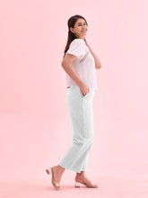 Load image into Gallery viewer, Go Colors White Roma Ponte Wide Pants
