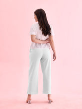 Load image into Gallery viewer, Go Colors White Roma Ponte Wide Pants

