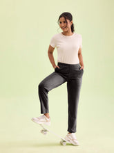 Load image into Gallery viewer, Go Colors Black Fleece Ultra Warm Kurti Pant
