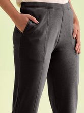 Load image into Gallery viewer, Go Colors Black Fleece Ultra Warm Kurti Pant
