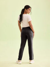 Load image into Gallery viewer, Go Colors Black Fleece Ultra Warm Kurti Pant

