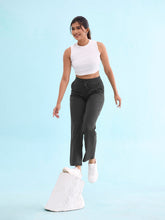 Load image into Gallery viewer, Go Colors Antra Melanges Cotton Stretch Track Pant
