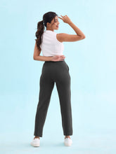 Load image into Gallery viewer, Go Colors Antra Melanges Cotton Stretch Track Pant
