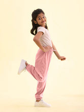 Load image into Gallery viewer, Go Colors Baby Pink Cotton Joggers
