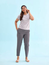 Load image into Gallery viewer, Go Colors Black Woven Viscose Printed Lounge Pants
