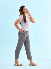 Load image into Gallery viewer, Go Colors Black Woven Viscose Printed Lounge Pants
