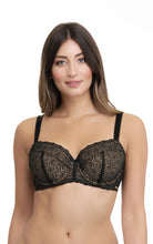 Load image into Gallery viewer, Amante Ultimo Heritage Lace Padded Wired Bra - Black With Sesame
