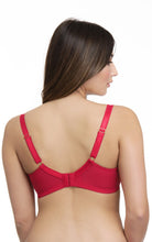 Load image into Gallery viewer, Amante Ultimo Heritage Lace Padded Wired Bra - True Red With Sesame
