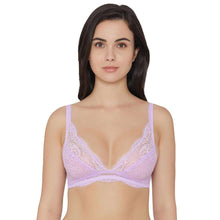 Load image into Gallery viewer, Wacoal Essential Lace Non Padded Non Wired 3/4th cup Bridal Wear Lace Bralette - Lavender I10364
