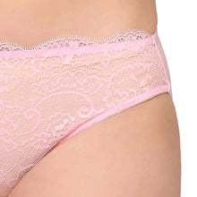 Load image into Gallery viewer, Wacoal Essential Lace Low Waist Low Coverage Bridal Wear Lace Bikini Panty - Light Pink I43364
