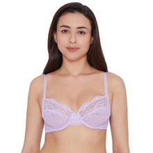 Load image into Gallery viewer, Wacoal Essential Lace Non Padded Wired Full Cup Bridal Wear Lace Bra Full Support Bra - Lavender I51364
