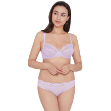 Load image into Gallery viewer, Wacoal Essential Lace Non Padded Wired Full Cup Bridal Wear Lace Bra Full Support Bra - Lavender I51364
