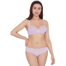 Load image into Gallery viewer, Wacoal Essential Lace Non Padded Wired Full Cup Bridal Wear Lace Bra Full Support Bra - Lavender I51364
