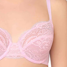Load image into Gallery viewer, Wacoal Essential Lace Non Padded Wired Full Cup Bridal Wear Lace Bra Full Support Bra - Light Pink I51364
