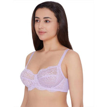 Load image into Gallery viewer, Wacoal Essential Lace Non Padded Wired Full Cup Bridal Wear Lace Bra Full Support Bra - Lavender I55364
