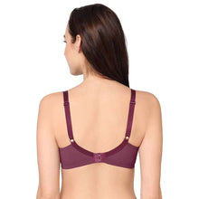 Load image into Gallery viewer, Wacoal Essential Lace Non Padded Wired Full Cup Bridal Wear Lace Bra Full Support Bra - Wine I55364
