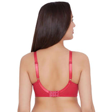 Load image into Gallery viewer, Wacoal Essential Lace Non Padded Wired Full Cup Bridal Wear Lace Bra Full Support Bra - Red I55364
