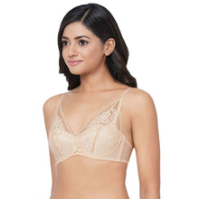 Load image into Gallery viewer, Wacoal Evy Lace Padded Wired 3/4th Coverage Lacy Bralette Bra - Beige IAB131
