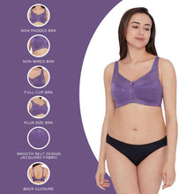 Load image into Gallery viewer, Wacoal Classic Non Padded Non Wired Full Coverage Plus Size Everyday Comfort Bra - Purple IABM01
