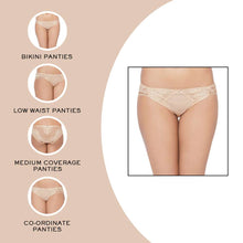 Load image into Gallery viewer, Wacoal Evy Low Waist Medium Coverage Bridal Wear Lace Bikini Panty - Beige IAP131
