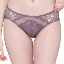 Load image into Gallery viewer, Wacoal Emma Lace Low Waist Medium Coverage Bridal Wear Lace Bikini Panty - Purple IAP317
