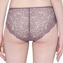 Load image into Gallery viewer, Wacoal Emma Lace Low Waist Medium Coverage Bridal Wear Lace Bikini Panty - Purple IAP317
