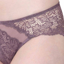 Load image into Gallery viewer, Wacoal Emma Lace Low Waist Medium Coverage Bridal Wear Lace Bikini Panty - Purple IAP317
