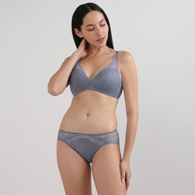 Load image into Gallery viewer, Wacoal Emma Lace Low Waist Medium Coverage Bridal Wear Lace Bikini Panty-Grey IAP317
