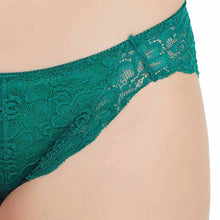 Load image into Gallery viewer, Wacoal Plush Desire Low Waist Medium Coverage Bridal Wear Lace Bikini Panty - Green IAS090
