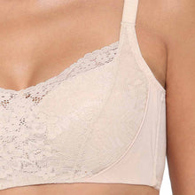 Load image into Gallery viewer, Wacoal Moselle Padded Wired Full Cup Bridal Wear Full coverage Lace Bra - Beige IB4223
