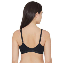 Load image into Gallery viewer, Wacoal Essentials Non-padded Non-wired Full Cup Everyday Wear Cotton Blend Comfort Bra - Black IB50870IN
