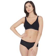 Load image into Gallery viewer, Wacoal Essentials Non-padded Non-wired Full Cup Everyday Wear Cotton Blend Comfort Bra - Black IB50870IN
