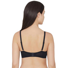 Load image into Gallery viewer, Wacoal Essentials Padded Non-wired Full Cup Everyday Wear Cotton Blend T-Shirt Bra - Black IB50910IN
