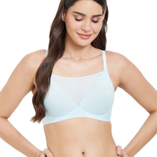 Load image into Gallery viewer, Wacoal Lively Padded Non-Wired Full Cup Everyday Wear Full coverage T-Shirt Bra - Sky Blue IB5199
