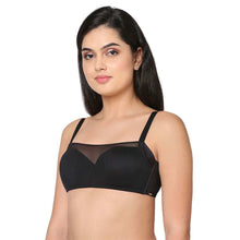 Load image into Gallery viewer, Wacoal Contour Padded Wired 3/4th Cup Full Coverage Mesh Fashion Bra - Black IB5246R
