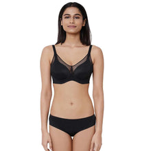 Load image into Gallery viewer, Wacoal Franca Padded Non-wired Full Cup Everyday Wear Full coverage T-Shirt Bra - Black IB5448
