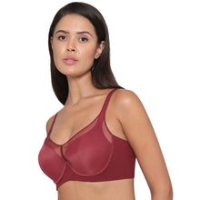 Load image into Gallery viewer, Wacoal Franca Padded Non-wired Full Cup Everyday Wear Full coverage T-Shirt Bra - Maroon IB5448

