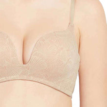 Load image into Gallery viewer, Wacoal Ecozen Padded Non-wired 3/4th Cup Everyday Wear Push-up Bra - Beige IB5464

