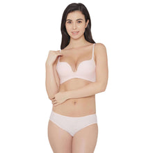 Load image into Gallery viewer, Wacoal Ecozen Padded Non-wired 3/4th Cup Everyday Wear Push-up Bra - Light Pink IB5464
