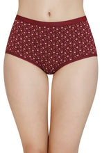 Load image into Gallery viewer, Amante Printed High Rise Full Brief (Pack of 3) 53101

