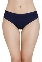 Load image into Gallery viewer, Amante Solid Mid Rise Modal Bikini Panty - Midnight 83101
