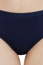 Load image into Gallery viewer, Amante Solid Mid Rise Modal Bikini Panty - Midnight 83101
