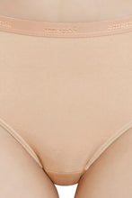 Load image into Gallery viewer, Amante Solid Mid Rise Modal Hipster Panty - Sandalwood 83201
