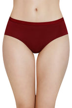 Load image into Gallery viewer, Amante Solid Mid Rise Modal Hipster Panty - Henna 83201
