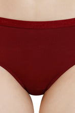 Load image into Gallery viewer, Amante Solid Mid Rise Modal Hipster Panty - Henna 83201

