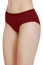 Load image into Gallery viewer, Amante Solid Mid Rise Modal Hipster Panty - Henna 83201
