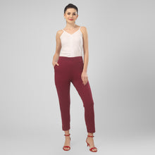 Load image into Gallery viewer, On&amp;On Straight Pant Wine
