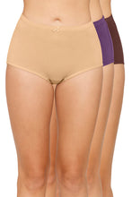 Load image into Gallery viewer, Amante Inner Elastic Solid Mid Rise Full Briefs (Pack of 3) 53005
